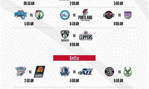 今日nba赛程安排_今日nba赛程结果