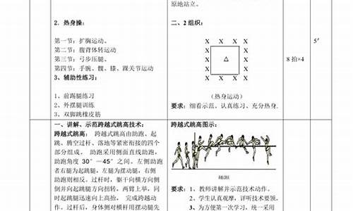 田径体育教案小学_小学体育田径课教案