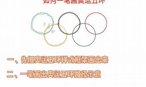 如何一笔画出奥运五环简单的画_如何一笔画出奥运五环简单